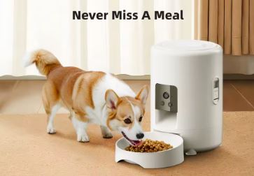 Distributeur automatique de croquettes connecté Wi-Fi – Chien & Chat