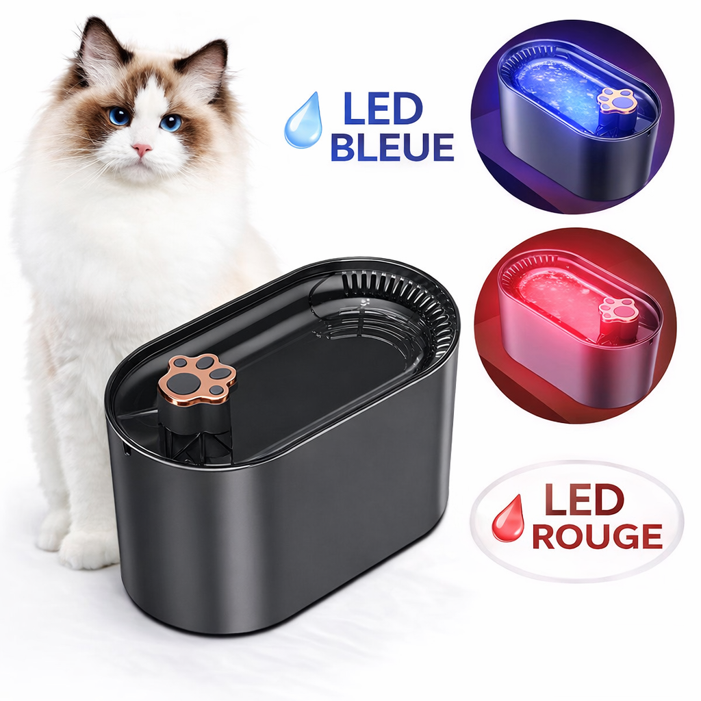 Fontaine à eau pour chat silencieuse – Pawdora