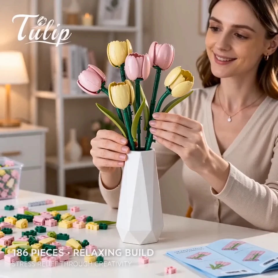 Kit fleur à construire DIY – 186 pièces