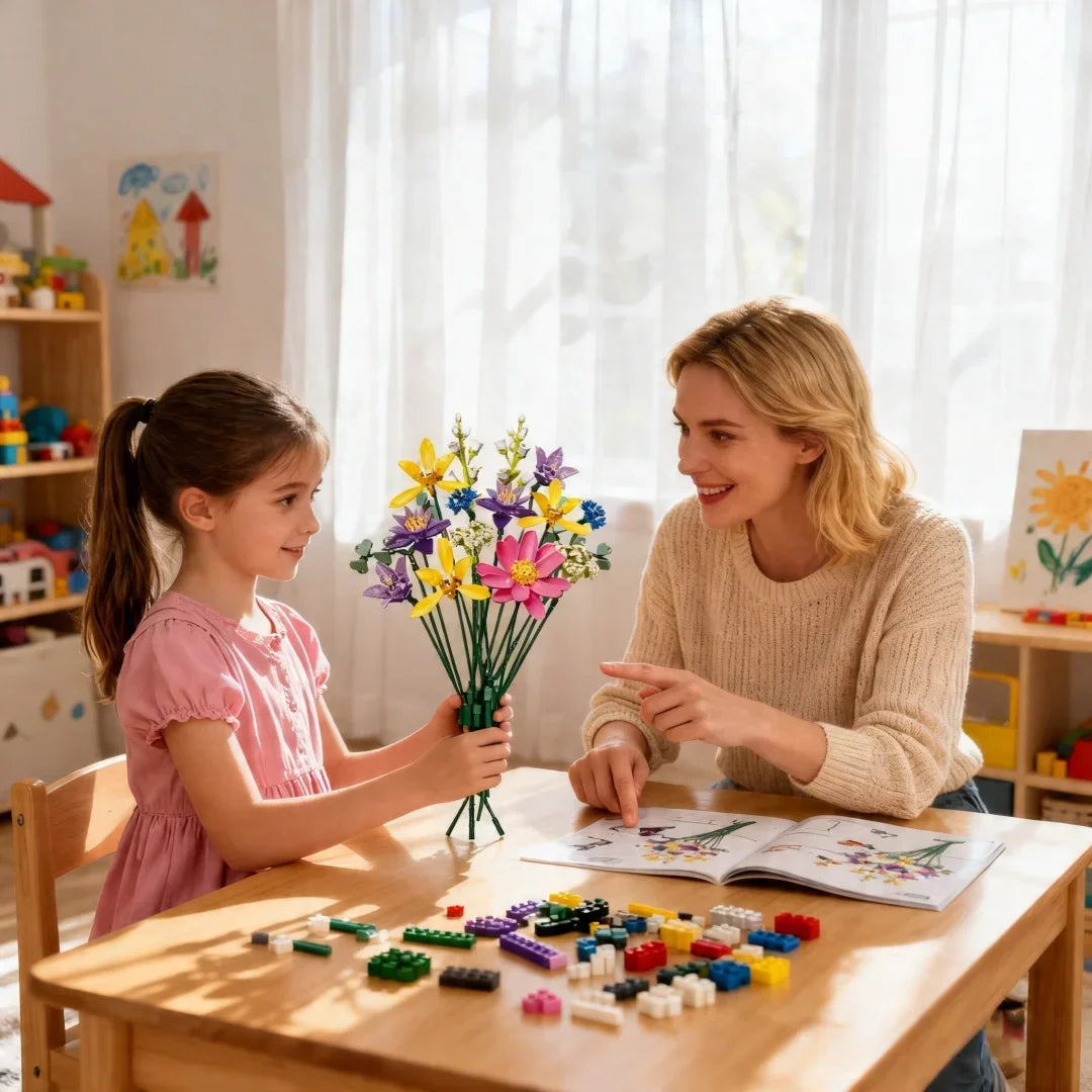 Kit fleur à construire DIY – 739 pièces