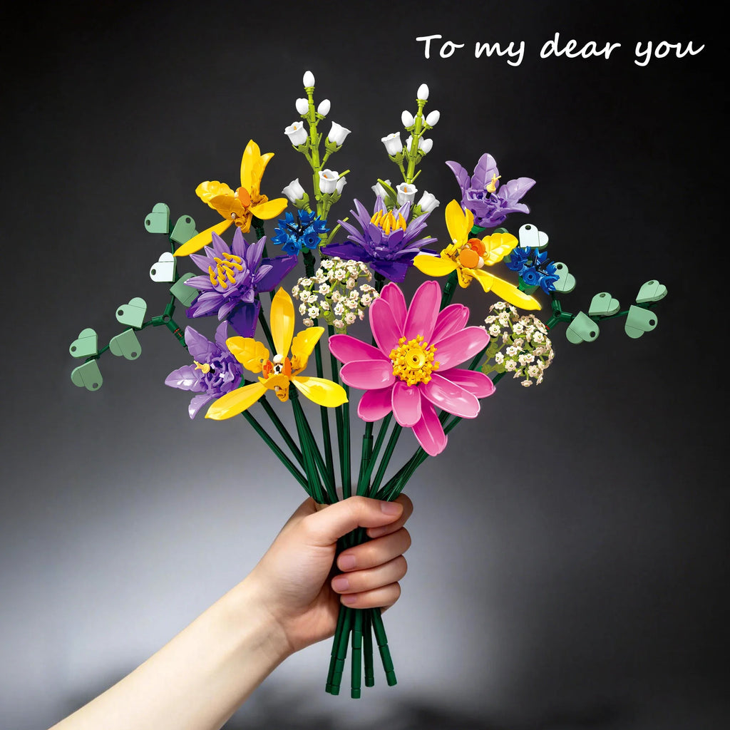 Kit fleur à construire DIY – 739 pièces